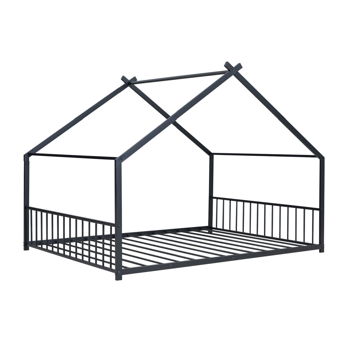 Full Size Metal House Bed | OROA Kids
