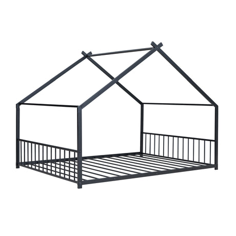 Full Size Metal House Bed | OROA Kids