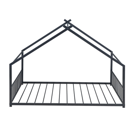 Full Size Metal House Bed | OROA Kids