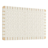Weave Wall-Mount Vegan Leather Twin Headboard - OROA
