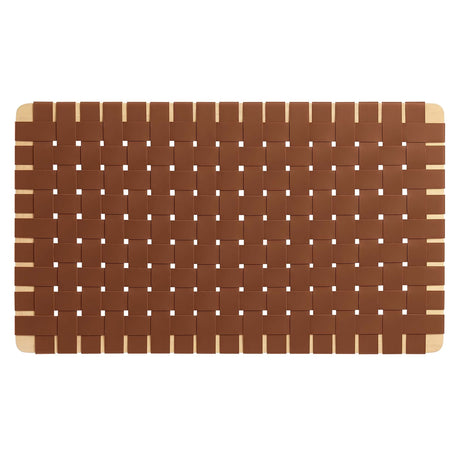 Weave Wall-Mount Vegan Leather Twin Headboard | OROA