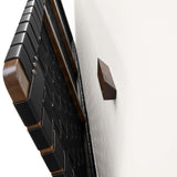Weave Wall-Mount Vegan Leather Twin Headboard - OROA