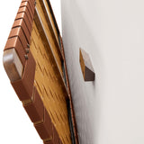 Weave Wall-Mount Vegan Leather Twin Headboard - OROA