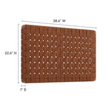 Weave Wall-Mount Vegan Leather Twin Headboard - OROA