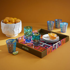 Patterned Lacquer Tray | Jonathan Adler Madrid | Oroa.com