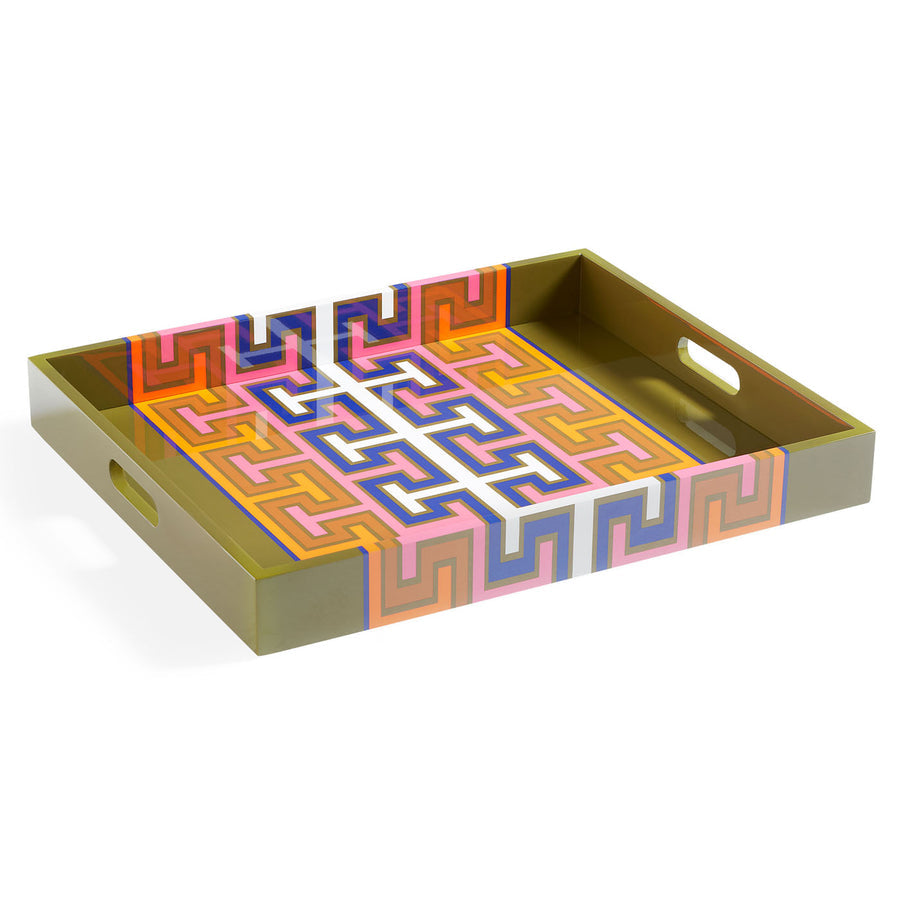 Patterned Lacquer Tray | Jonathan Adler Madrid | Oroa.com