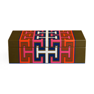 Patterned Lacquer Box S | Jonathan Adler Madrid | Oroa.com
