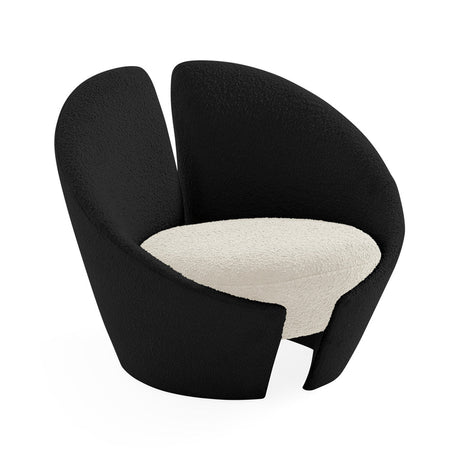 Two-Toned Bouclé Lounge Chair | Jonathan Adler Marais | Oroa.com