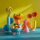 Turquoise Marbleized Disc Bowl | Jonathan Adler Mustique | Oroa.com