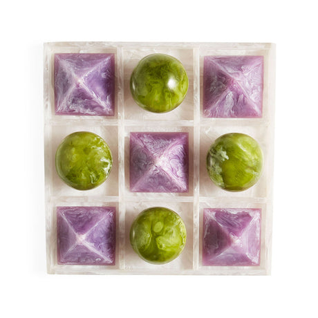 Marbleized Tic-Tac-Toe Set | Jonathan Adler Mustique | Oroa.com