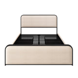 Modern European furniture - Queen Size Metal Bed Frame with Headboard - www.oroa.com