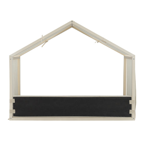 Breathable Linen Canopy Twin Bed - OROA Kids - view 6