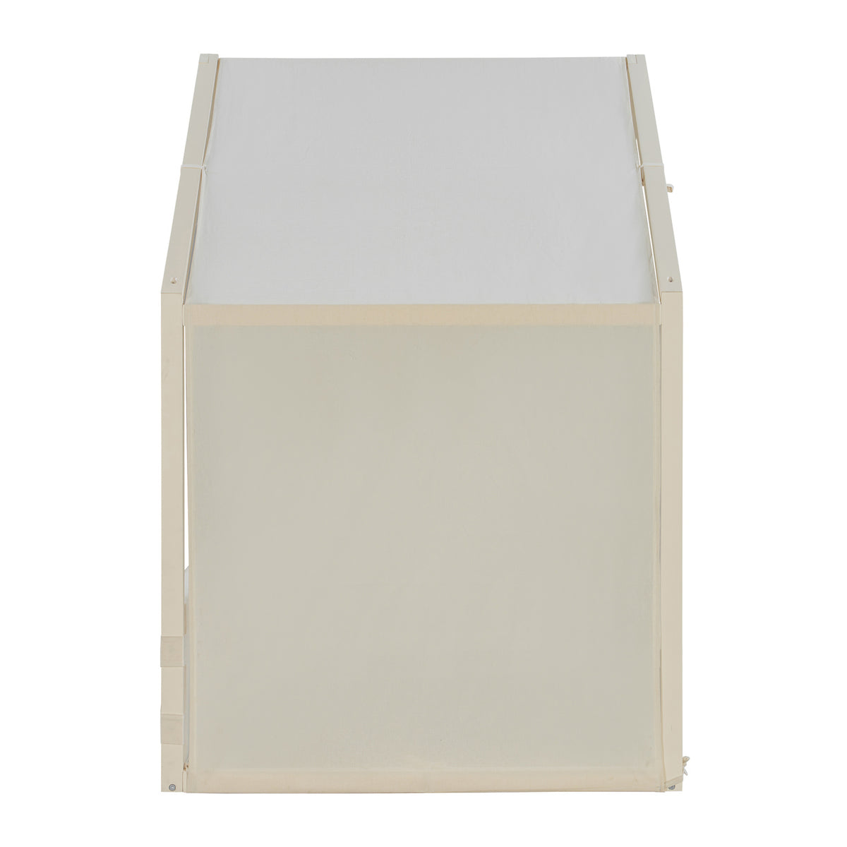 Breathable Linen Canopy Twin Bed | OROA Kids