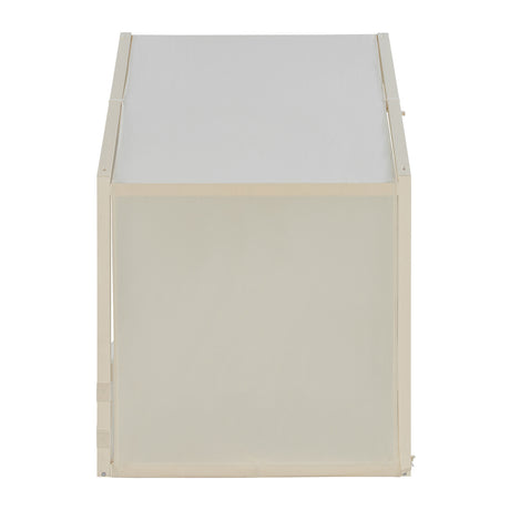 Breathable Linen Canopy Twin Bed - OROA Kids - view 5