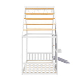 Purple Twin House Bed with Slide | OROA Kids