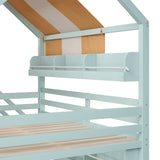 Modern European furniture - Full Size Bunk Bed with Canopy - www.oroa.com