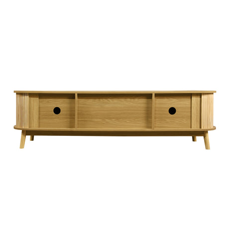 Modern Farmhouse Rattan TV Stand | OROA