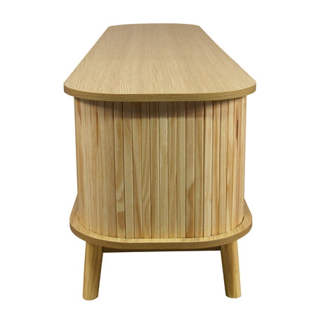 Modern Farmhouse Rattan TV Stand | OROA