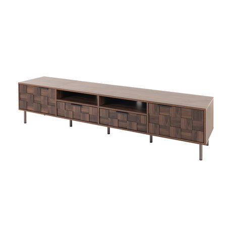 Modern European furniture - Dark Brown Media Unit - www.oroa.com