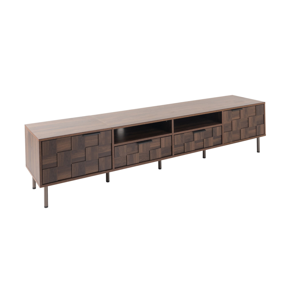 Modern European furniture - Dark Brown Media Unit - www.oroa.com