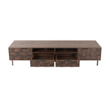 Modern European furniture - Dark Brown Media Unit - www.oroa.com