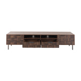 Modern European furniture - Dark Brown Media Unit - www.oroa.com