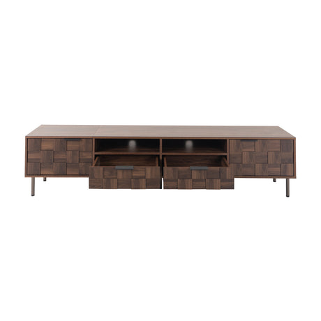 Modern European furniture - Dark Brown Media Unit - www.oroa.com