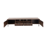 Modern European furniture - Dark Brown Media Unit - www.oroa.com