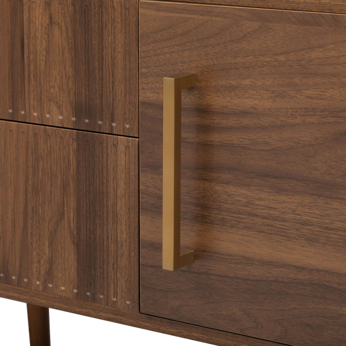 Mid Century TV Stand with 2 Drawers | OROA
