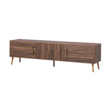 Mid Century TV Stand with 2 Drawers | OROA