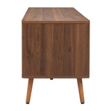 Mid Century TV Stand with 2 Drawers | OROA