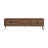 Mid Century TV Stand with 2 Drawers | OROA