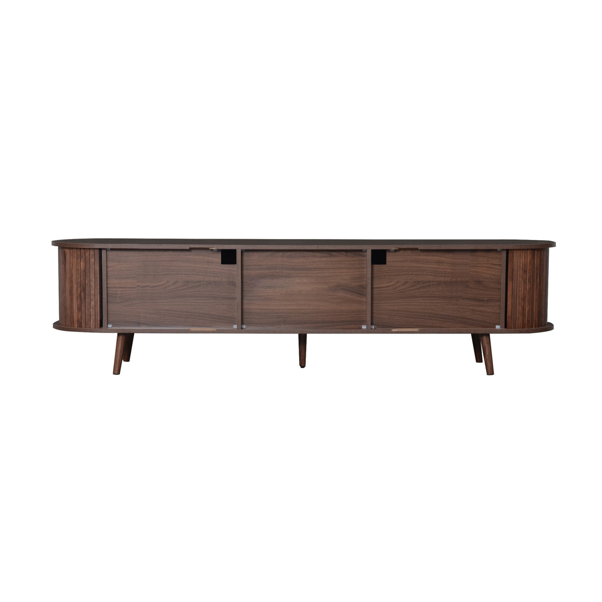 80" Modern Dark Brown TV Stand | OROA