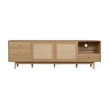 Modern Wood Media TV Console | OROA
