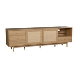 Modern Wood Media TV Console | OROA