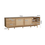 Modern Wood Media TV Console | OROA