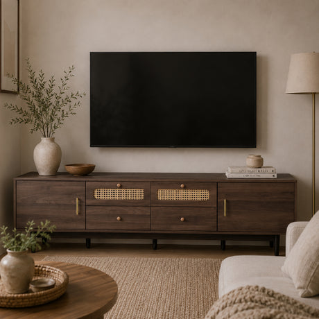 76" TV Stand with Drawers | OROA