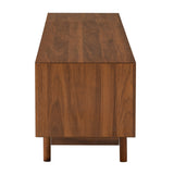 2 Drawers Solid Wood TV Cabinet | OROA