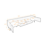 Iron Legs Modern TV Stand | OROA