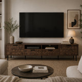 Iron Legs Modern TV Stand | OROA