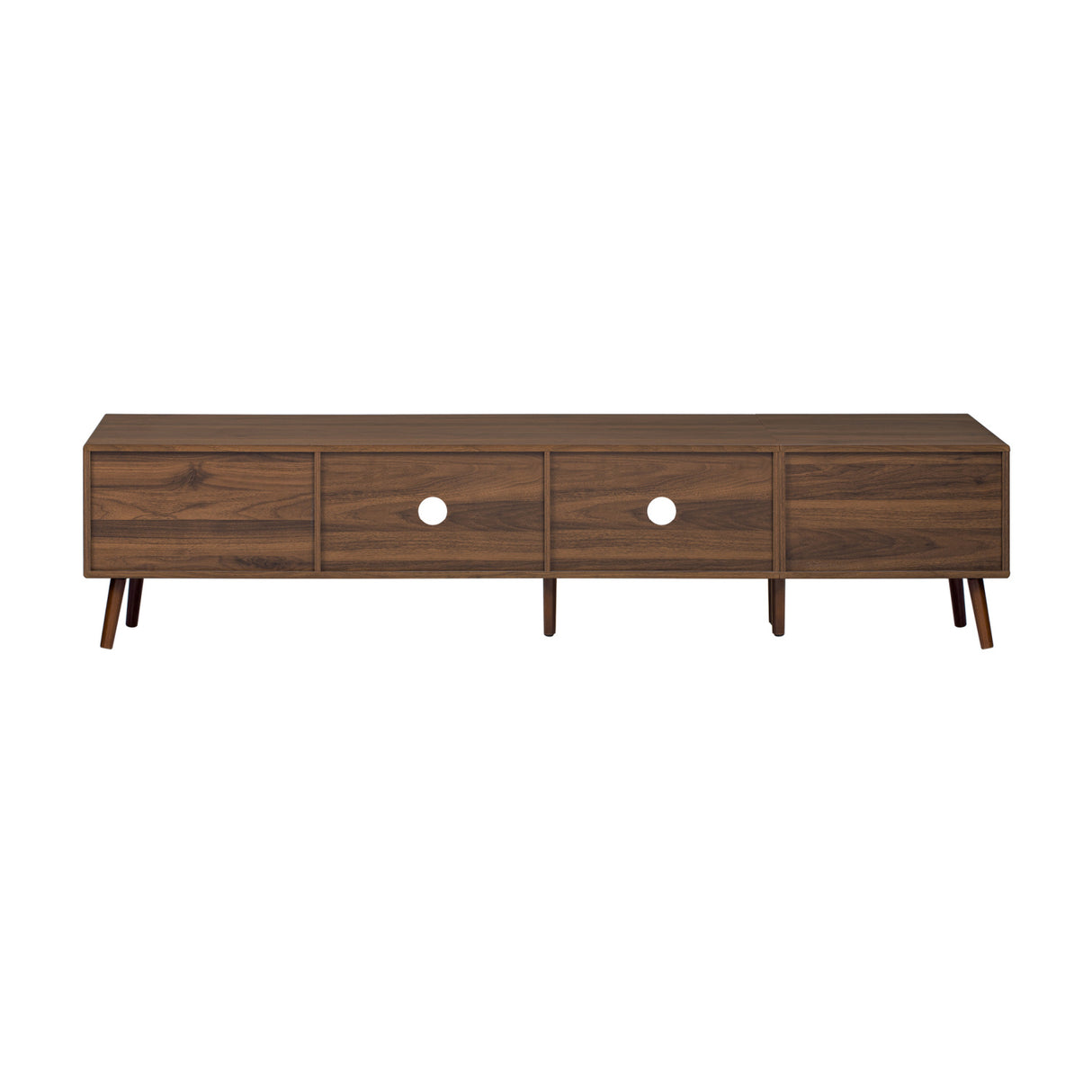 Modern Glass-Doors TV Stand | OROA