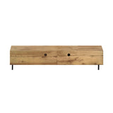 78" Natural Modern TV Stand | OROA