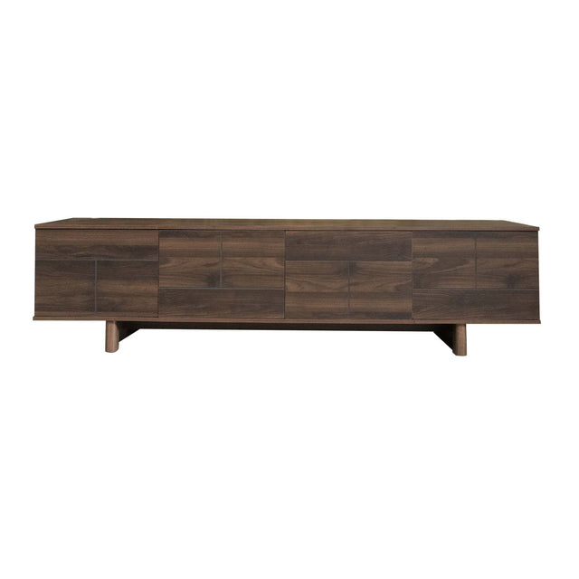 Modern European furniture - 78" Solid Wood Modern Media Unit - www.oroa.com