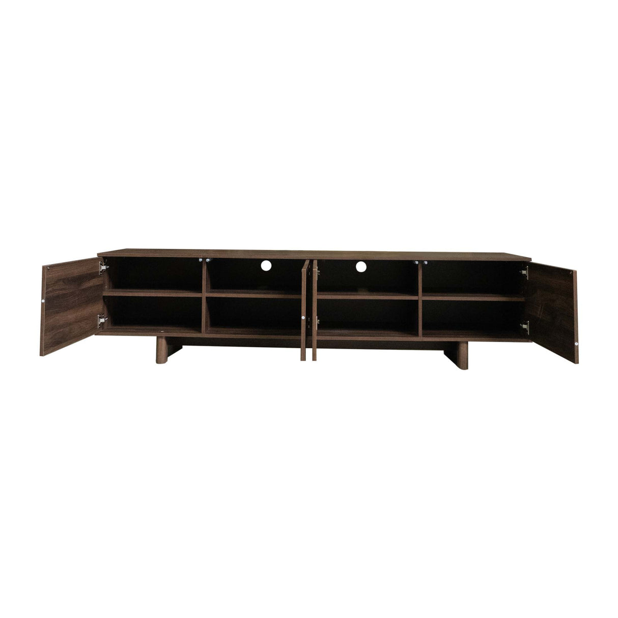 Modern European furniture - 78" Solid Wood Modern Media Unit - www.oroa.com
