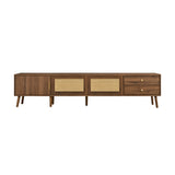 Modern Rattan Doors TV Stand | OROA