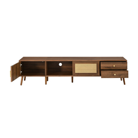 Modern Rattan Doors TV Stand | OROA