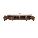 Walnut Fluted Modern Media Unit | OROA