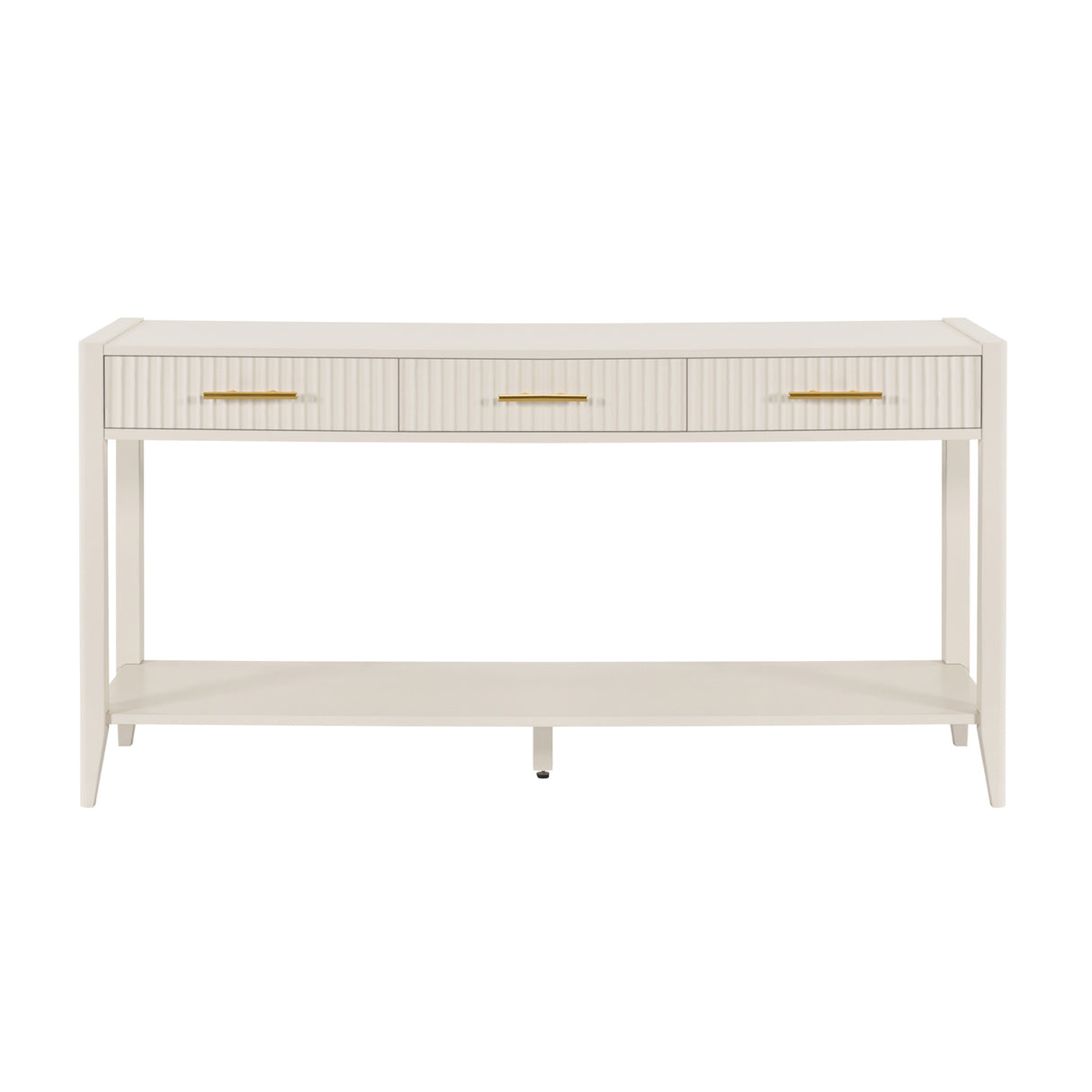 Beige Wooden Console Table | OROA