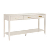 Beige Wooden Console Table | OROA