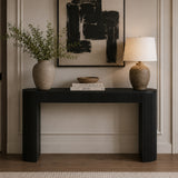 U-Style Pine Veneer Console Table | OROA